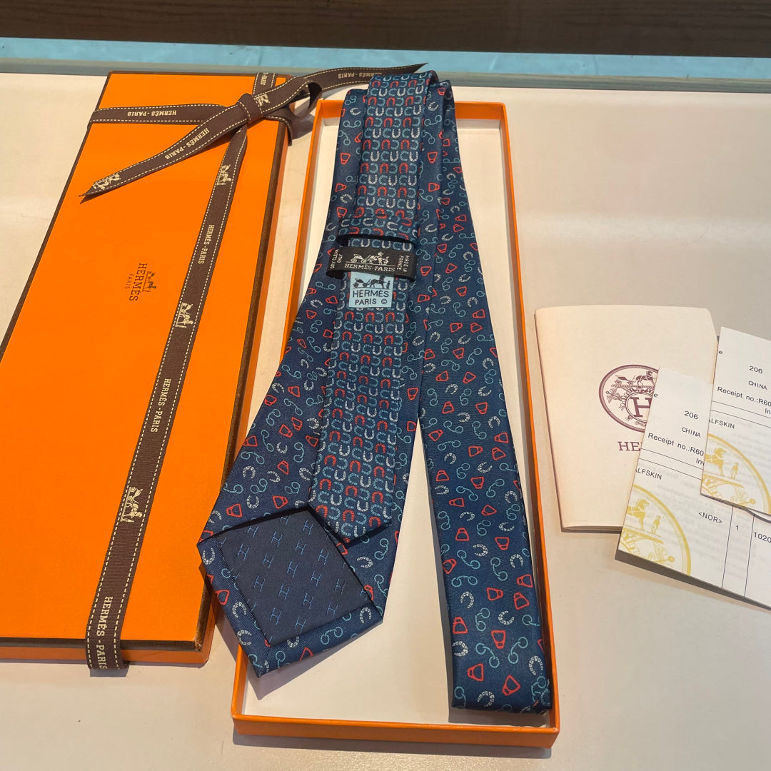 HM Metal en Vrac Twillbi Tie Dark Blue Twill Silk 212118
