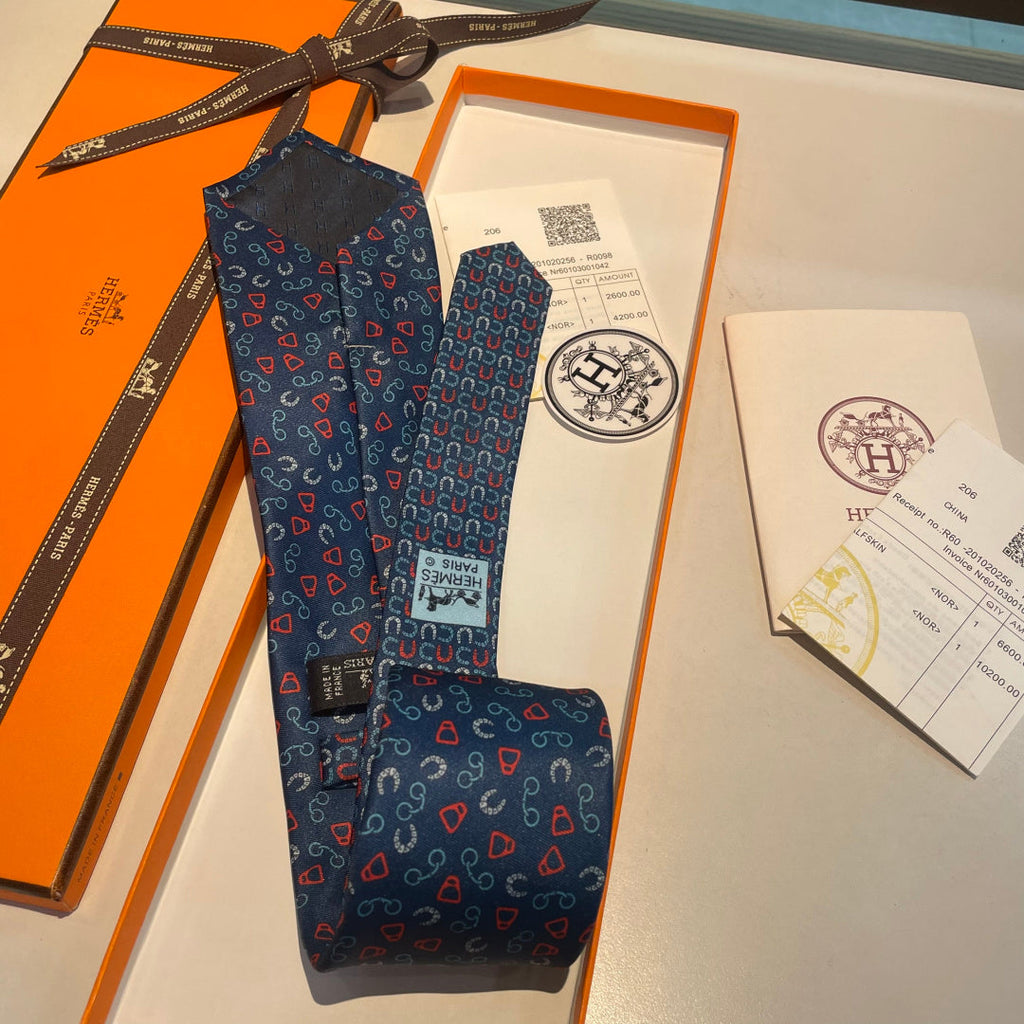 HM Metal en Vrac Twillbi Tie Dark Blue Twill Silk 212118