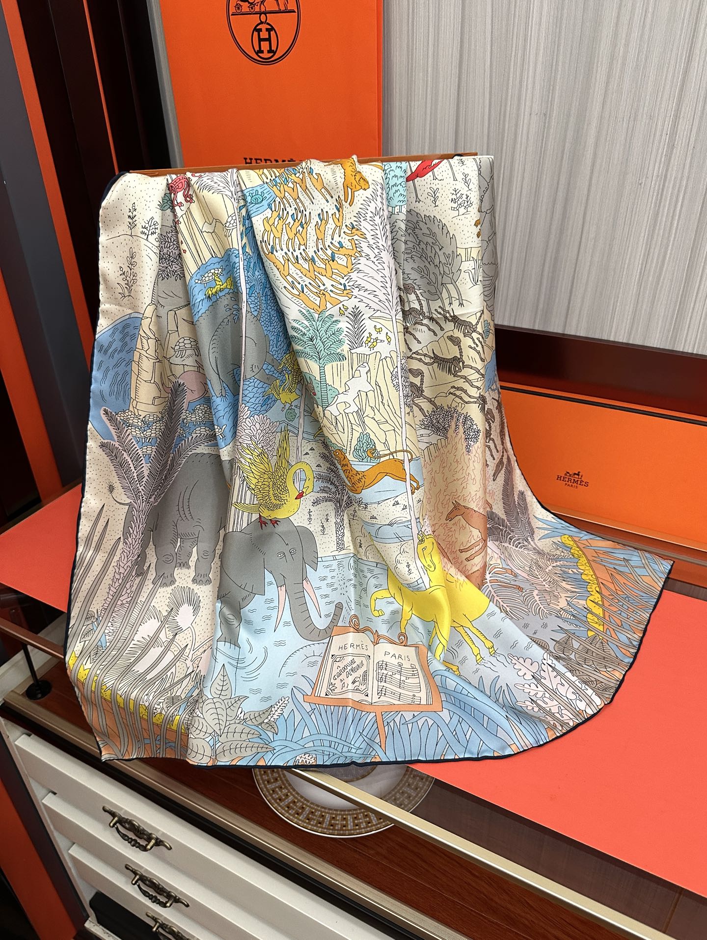 HM 26s Scarf 90 In Cashmere And Silk 304199