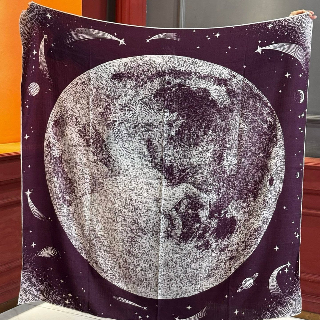 HM Clair de Lune 140 CM Purple Cashmere and Silk 293249