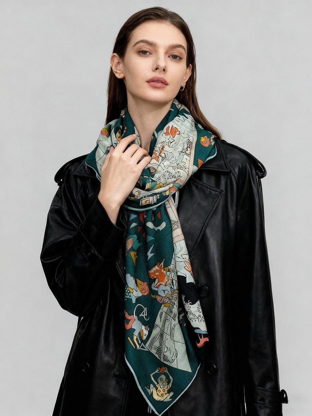 HM Equestrian Academy 140 CM Dark Green Cashmere and Silk 293273