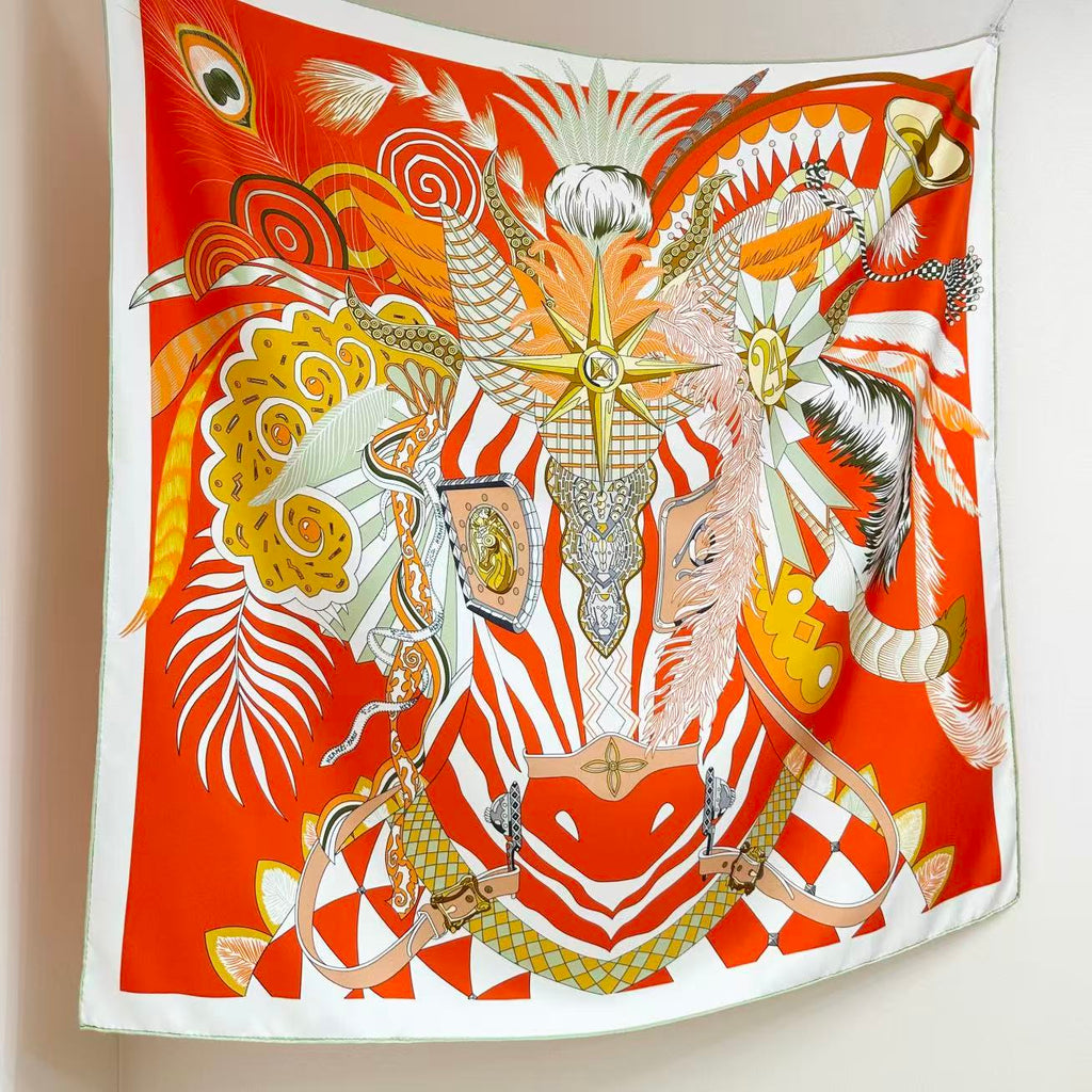 HM 26s Scarf 90 In Silk 303219