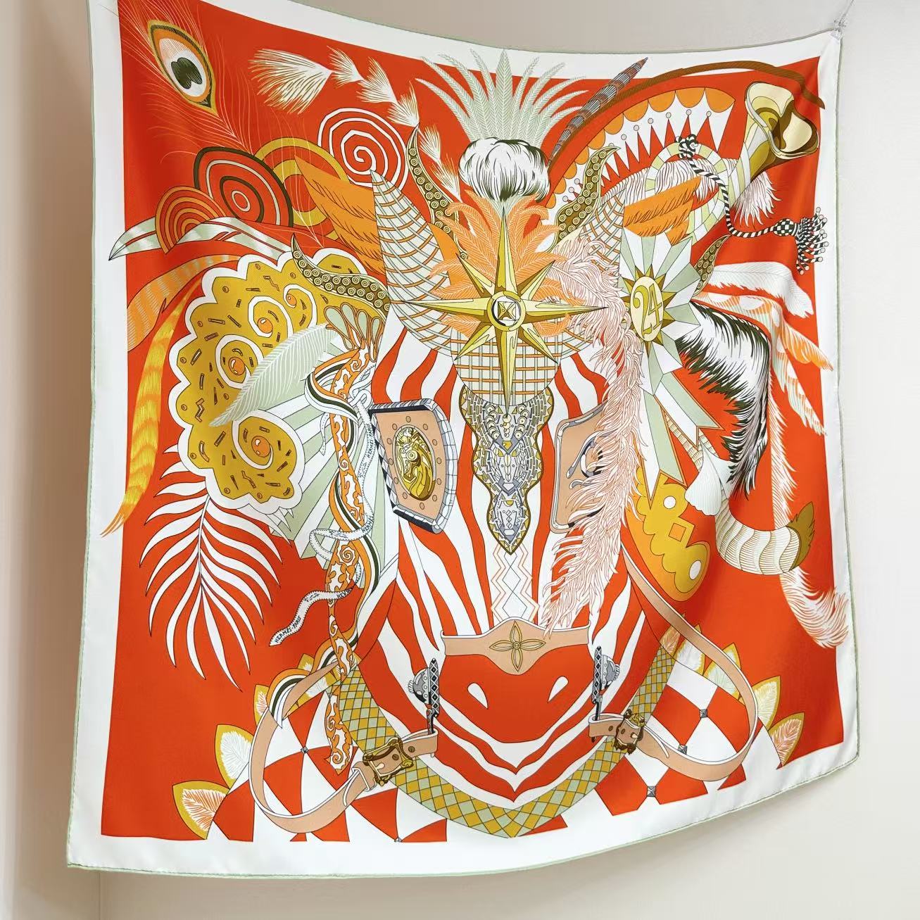 HM 26s Scarf 90 In Silk 303219